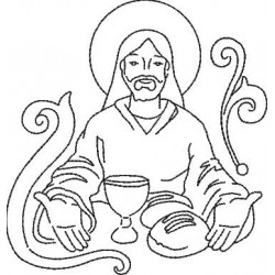 Stickserie - Moments with Jesus Brot